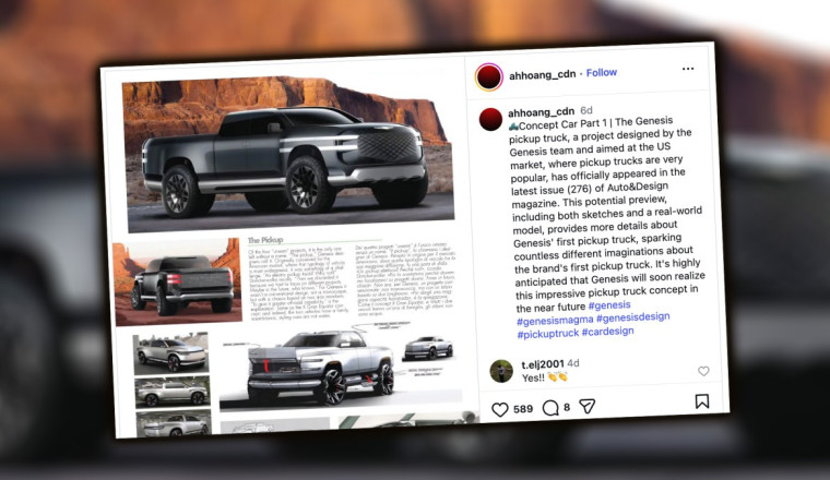 Genesis Designed a Body-on-Frame Truck for the US