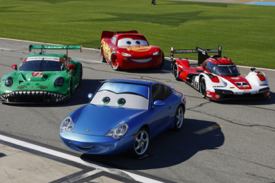 Porsche Celebrates 20 Years Of 'Cars' By Bringing Lightning McQueen And Sally Carrera To Daytona, Making Us Feel Ancient