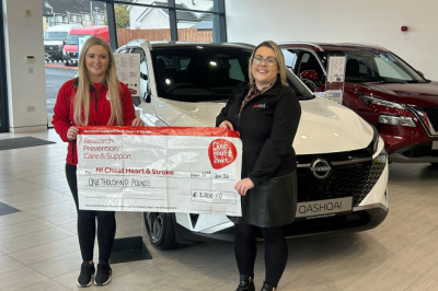 Staff at Omagh Nissan dealer carry out Christmas fundraiser in memory of much-loved colleague