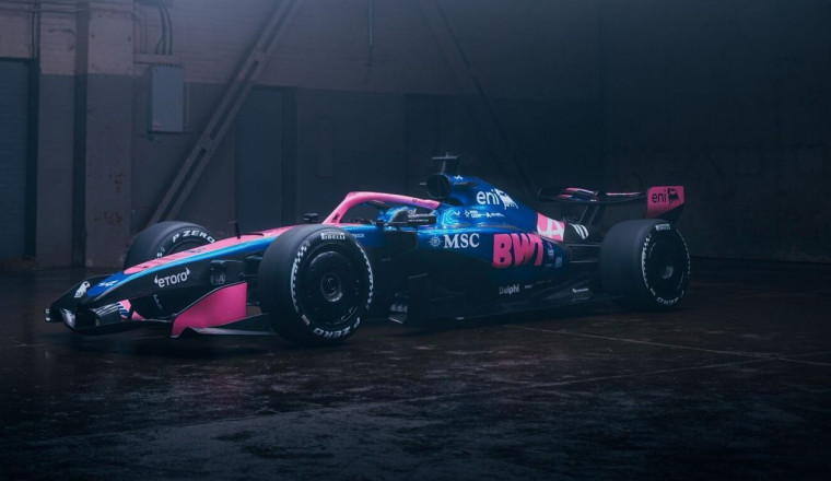 Alpine launch new F1 car... on a cruise ship