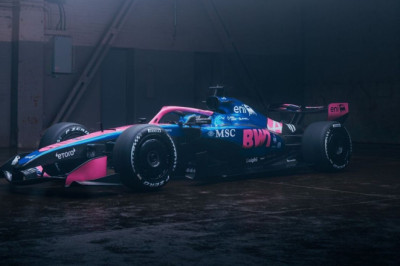 Alpine launch new F1 car... on a cruise ship