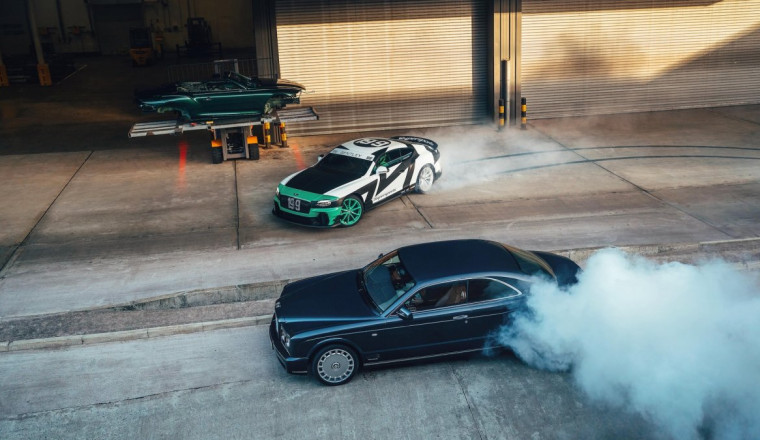 Bentley Hired Travis Pastrana to Hoon a Supersports Gymkhana Style