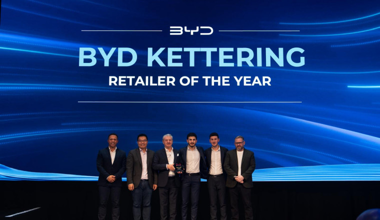 Family-run Chariots Specialist Cars named as BYD's first UK Retailer of the Year