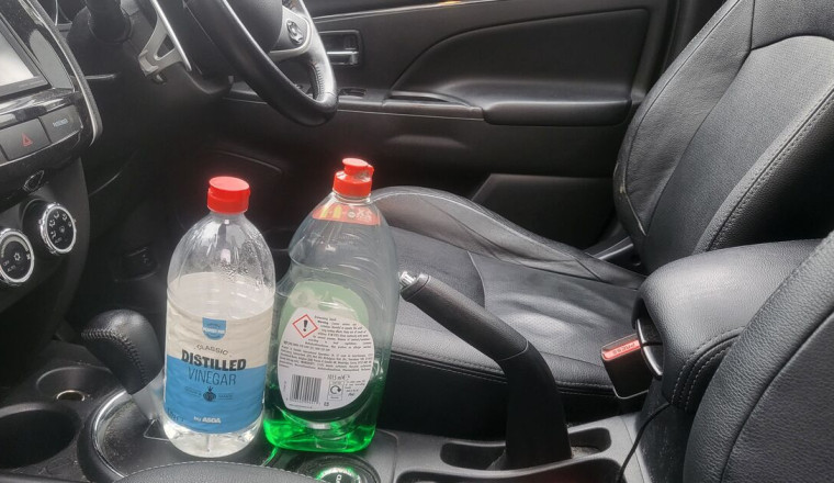 Drivers urged to put washing up liquid and vinegar in cars