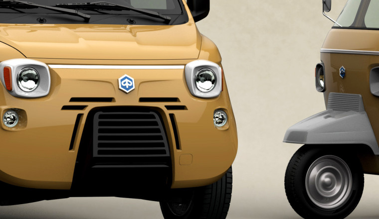 This Retro Kit Turns A Piaggio Work Truck Into Something Straight Out Of 1978