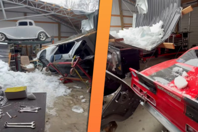 Ice Storm Wrecks Drag Racing Shop Stacked With Priceless Custom Cars