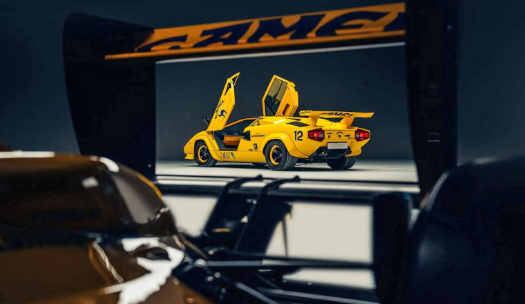 Ultimate two-car Lamborghini garage for sale