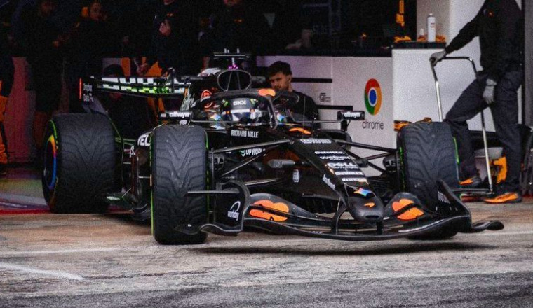 Norris, McLaren begin F1 testing in Barcelona