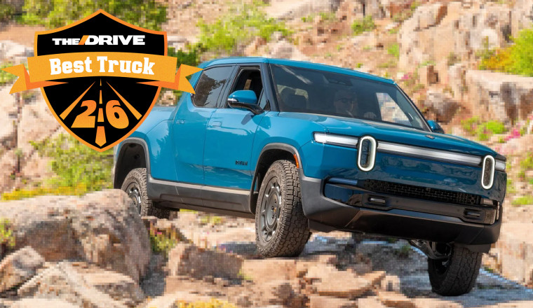The Drive Awards: The Best Truck of 2026 Is the Rivian R1T Quad