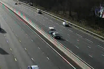 Moment van ploughed into back of broken down car in fast lane of 'dangerously defective' M4 smart motorway in 'high velocity' crash that killed grandmother