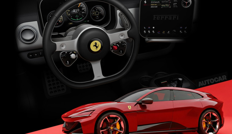Ferrari Luce: debut EV's name and iPhone-style interior revealed