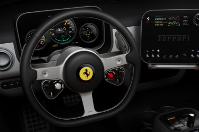 Ferrari's First EV Has A Name—And An Apple-Inspired Interior Design