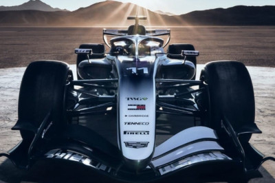Cadillac's F1 2026 race livery unveiled in Super Bowl ad