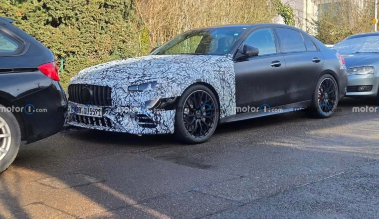 Spied: New Mercedes-AMG C53 Hides Its Six-Cylinder Engine 
