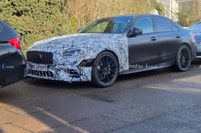 Spied: New Mercedes-AMG C53 Hides Its Six-Cylinder Engine 