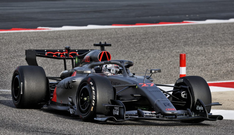 Audi triggers second red flag of Bahrain F1 test