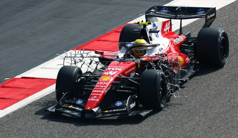 Watch cars hit the track on Day 1 of opening Bahrain test