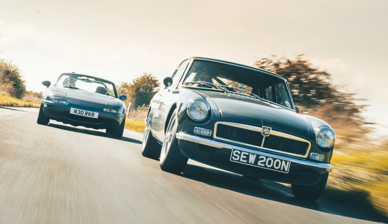 Perfection, improved? £170k MG B vs V6 MX-5 in restomod ruckus