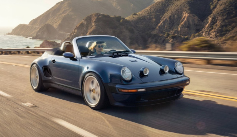 Singer Finds Another Place for Its Pop-Up Fog Lights: The Reimagined 911 Cabriolet