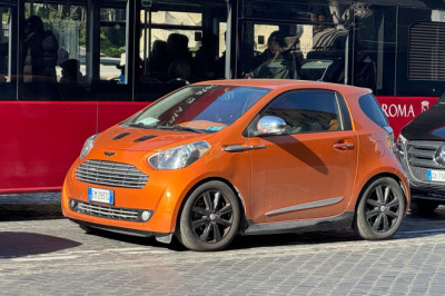 This Extremely Rare Aston Martin Cygnet Is Living A Rough Life In Rome