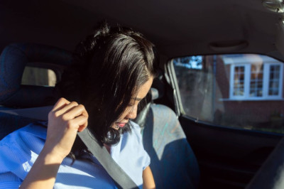 When it was legal to drive without seat belt - it wasn't that long ago