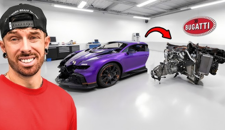 Bugatti Said Only Two Shops in the World Can Fix It. Matt Armstrong With a Spanner and Bin Trolley Made It Three.