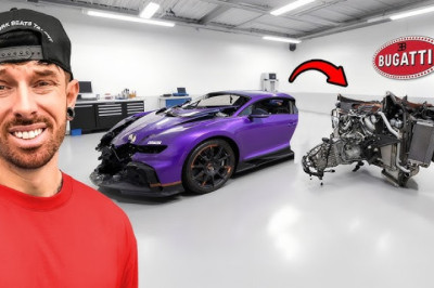 Bugatti Said Only Two Shops in the World Can Fix It. Matt Armstrong With a Spanner and Bin Trolley Made It Three.