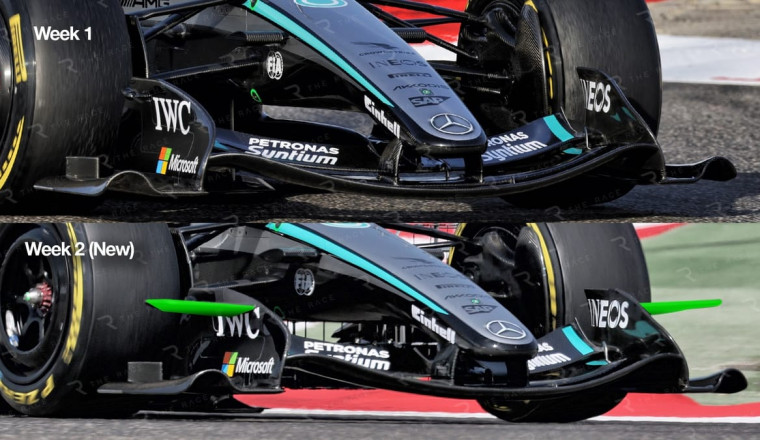 Gary Anderson explains Mercedes' final test upgrade package