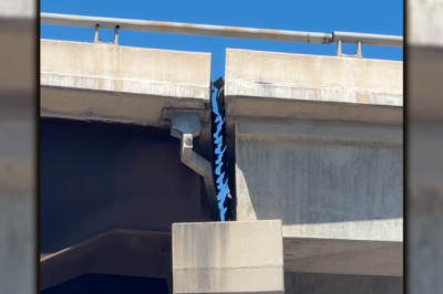 Texas DOT Says I-35 Overpass That’s Obviously Splitting Is ‘Structurally Sound’