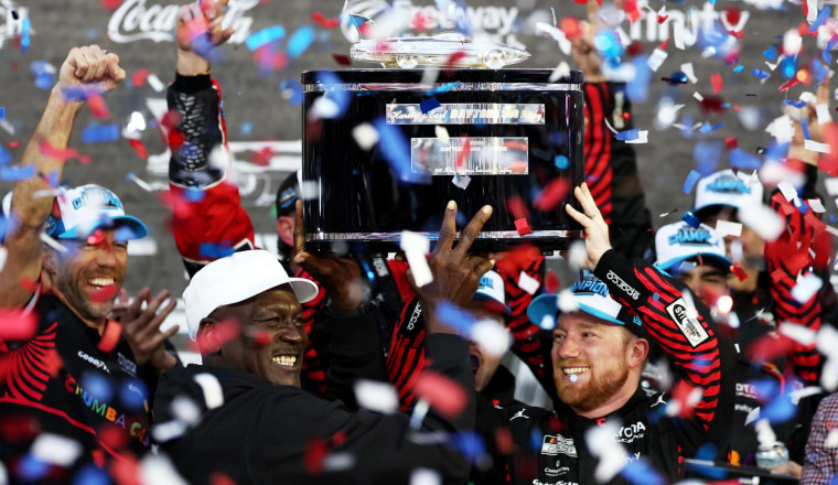 Tyler Reddick comments on viral Michael Jordan video with his son