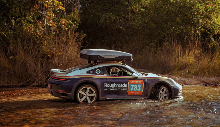 One Family Rallied Their Porsche 911 Dakar 2,200 Miles Across Brazil