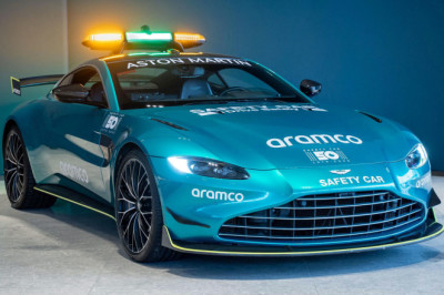 This infamous Aston Martin Vantage F1 safety car is for sale