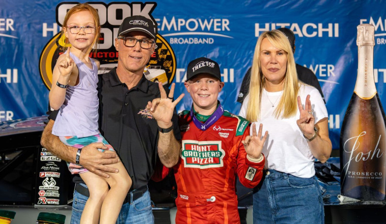 Keelan Harvick, 13, signs with Toyota Racing