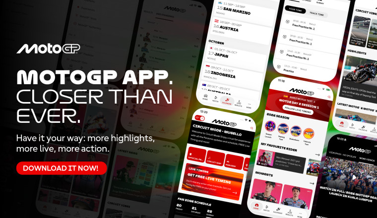 One App. Every Lap. The Official MotoGP™ Experience.