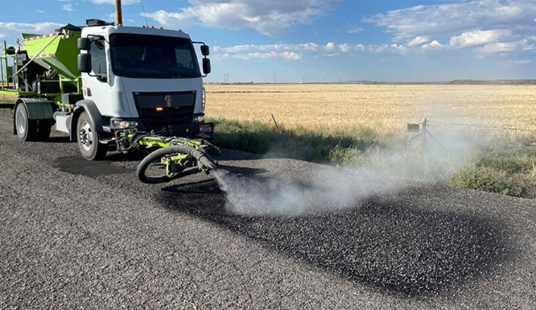 This Truck Can Spray a Pothole Away in Two Minutes