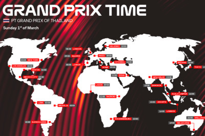 TIME SCHEDULE: Thai GP