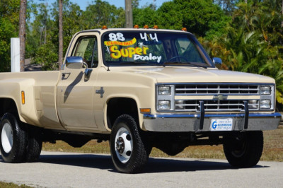 55-Mile Chevy Squarebody Still Wrapped in Factory Plastic Sells for $100K