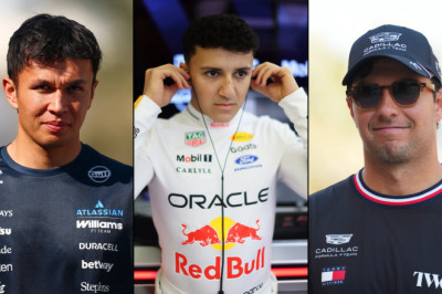 ‘A massive opportunity’ – Sergio Perez and Alex Albon offer Hadjar advice on second Red Bull seat