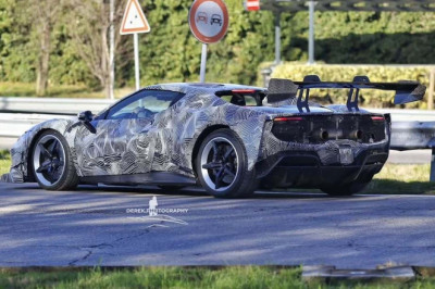 Ferrari Is Testing a Race Car With Number Plates. That Can Only Mean One Thing.