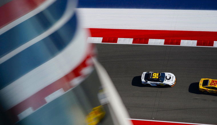 NASCAR driver carried off on stretcher after the race at COTA