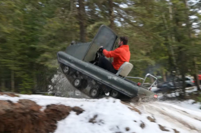 Your Insurance Company Will Cancel Your Policy If You Even Think About This 1970s Recreational All-Terrain Tank