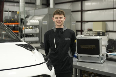 The co-driver sampling his future career now