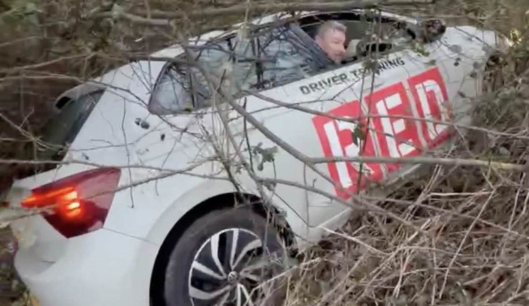 The Man Teaching Wales How to Drive Was Doing 132 micrograms in the Ditch