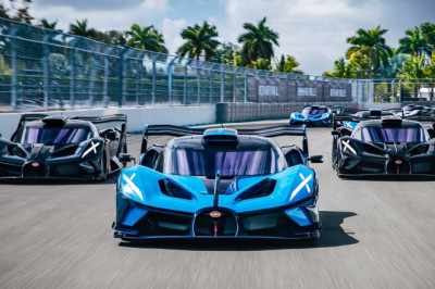 The Bugatti Bolide Takes On Miami's F1 Track