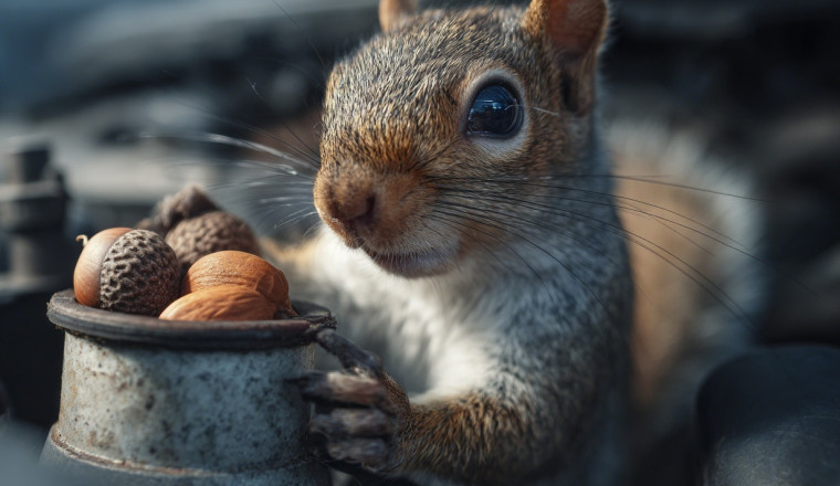 Squirrels Are Stuffing Car Engines With Acorns and Mechanics in Hampshire Are Baffled