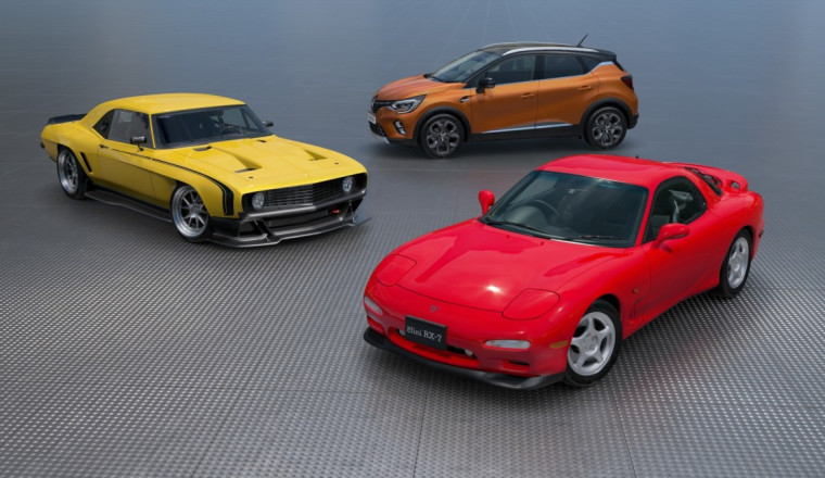 Gran Turismo 7 Marks Four Years With an FD RX-7 and Restomodded Camaro
