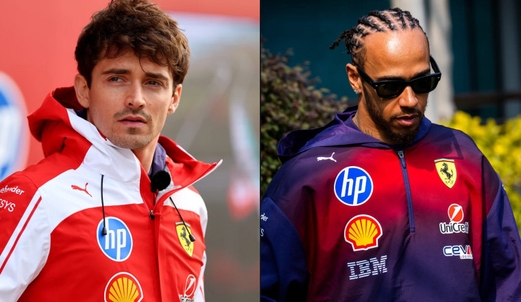 Charles Leclerc and Lewis Hamilton hope Ferrari can put Mercedes ‘under a bit more pressure’ at Chinese Grand Prix