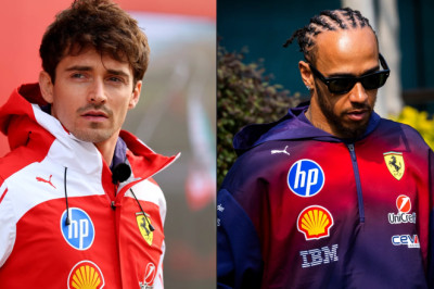 Charles Leclerc and Lewis Hamilton hope Ferrari can put Mercedes ‘under a bit more pressure’ at Chinese Grand Prix