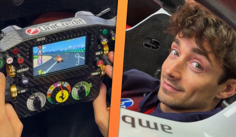 Charles Leclerc Said New F1 Cars Are Like Mario Kart, So Ferrari Did the Only Right Thing
