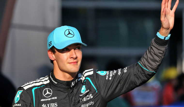 George Russell takes pole for Mercedes in China for first F1 sprint of the year